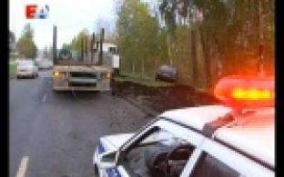 Пьяный лихач врезался в фуру