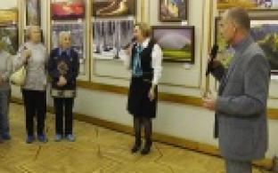 Светлана Титова презентовала зрителям выставку "В подмастерьях у природы»