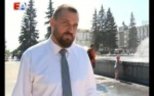 Первоуралец Назар Галат одним из первых увидел работу обновленного фонтана