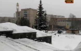 Первоуральск накрыло снежным одеялом