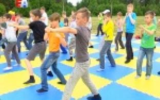 "Гагаринский" на один день превратился в спортивный кэмп