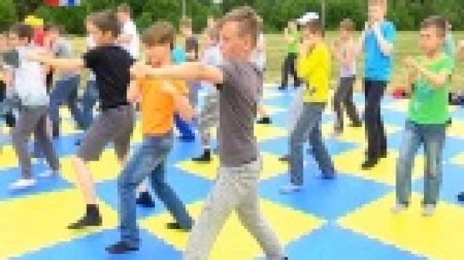 "Гагаринский" на один день превратился в спортивный кэмп