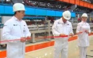 Сегодня на Первоуральском Новотрубном заводе заработали новые стан холодной прокатки и линия отделки нержавеющих труб