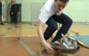 Школьники примерили на себя профессию огнеборцев