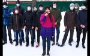 Необычный кросс прошёл сегодня в Парке новой культуры.