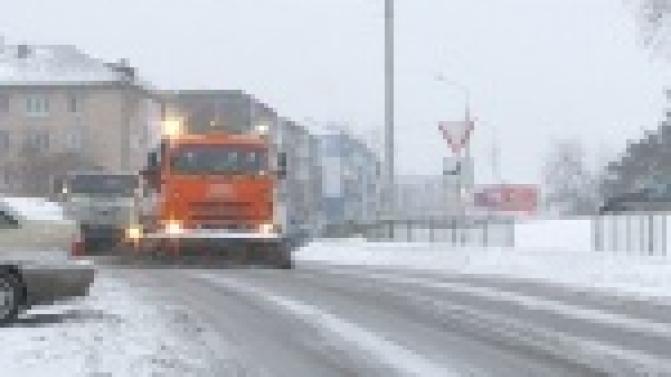 Буквально завалило снегом