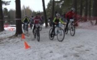 На велосипеде по снегу