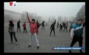 В Первоуральске прошла общегородская зарядка.