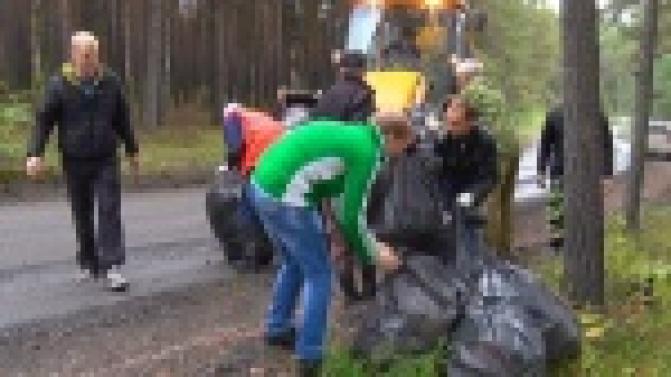 Берега Верхнего и Нижнего прудов стали чище