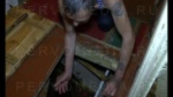 Водопад прямо в подъезде