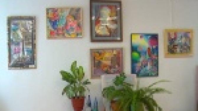 Сказка и реальность, батик и акварель