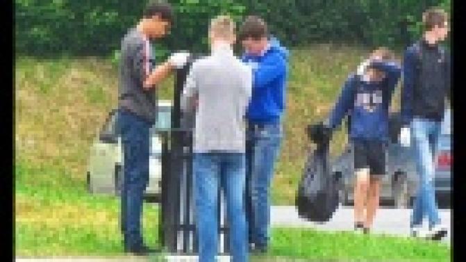 Город станет чище благодаря усилиям школьников