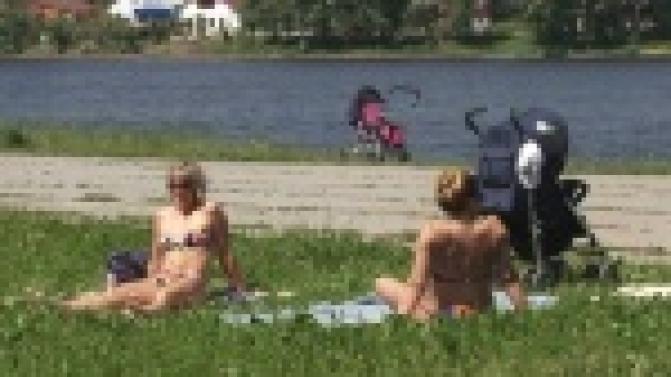 Уже несколько дней на Урале стоит тридцатиградусная жара