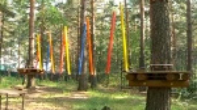 Прогулка в парке на высоте пяти метров