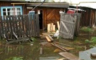 Из-за паводка на Чусовой на Динасе топкое положение