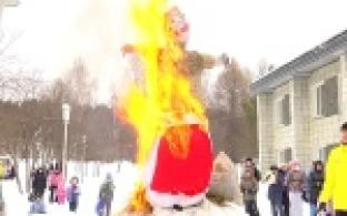 В Первоуральске проводили масленицу