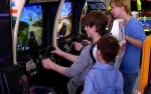 Из детского дома - в развлекательный центр.