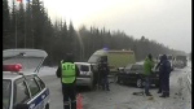 Обгон закончился аварией.