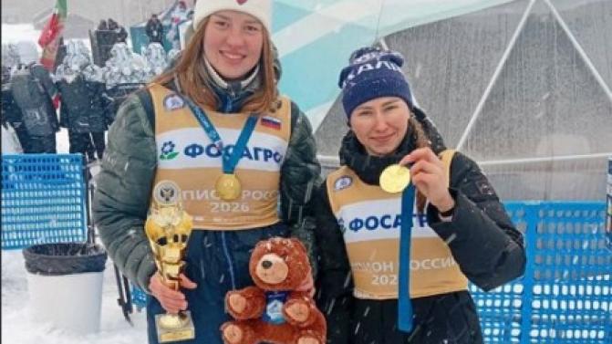 Наталья Крамаренко (Первоуральск) и Екатерина Евтягина одержали победу на Чемпионате России по лыжным гонкам
