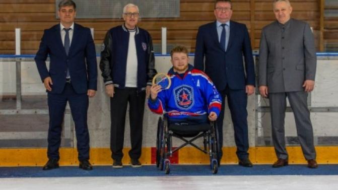 Состоялась церемония награждения обладателей кубка чемпионата России по хоккею-следж 2026 года - «АКМ-следж»