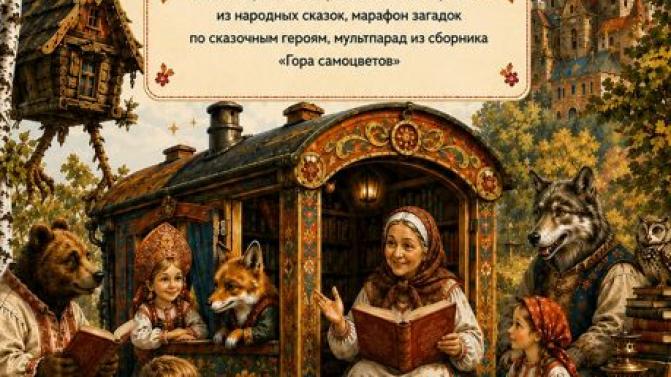 11 сентября в 12:00 в первоуральской библиотеке № 4 (улица Ватутина, 25) пройдёт яркое мероприятие для любителей сказок — костюмированные громкие чтения