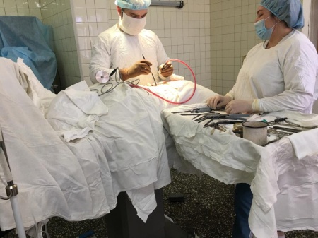 В Первоуральской городской больнице провели первую операцию на шейном отделе позвоночника